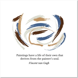 Van Gogh Quote Painting Posters and Art